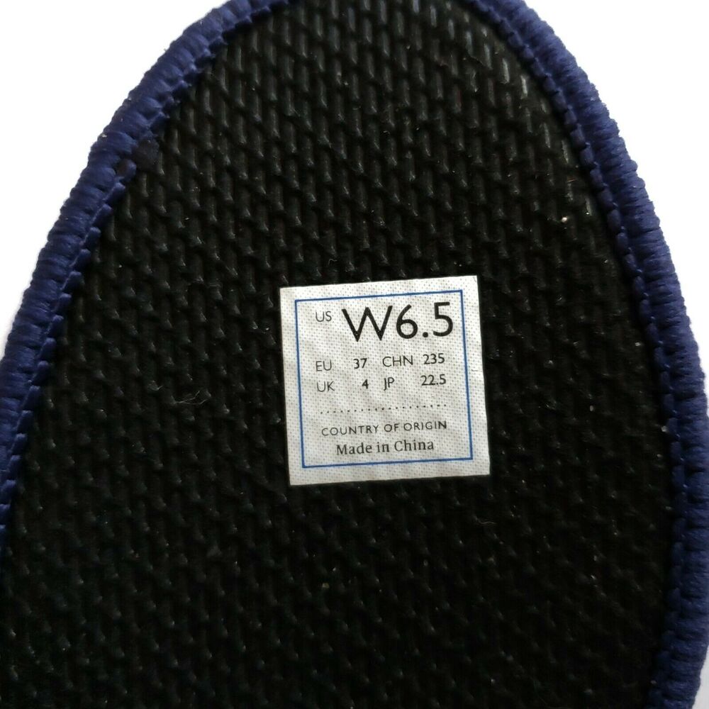 ROTHY'S The Flat eco friendly sustainable shoes Moroccan Blue Size 6.5 Retired - Picture 7 of 8